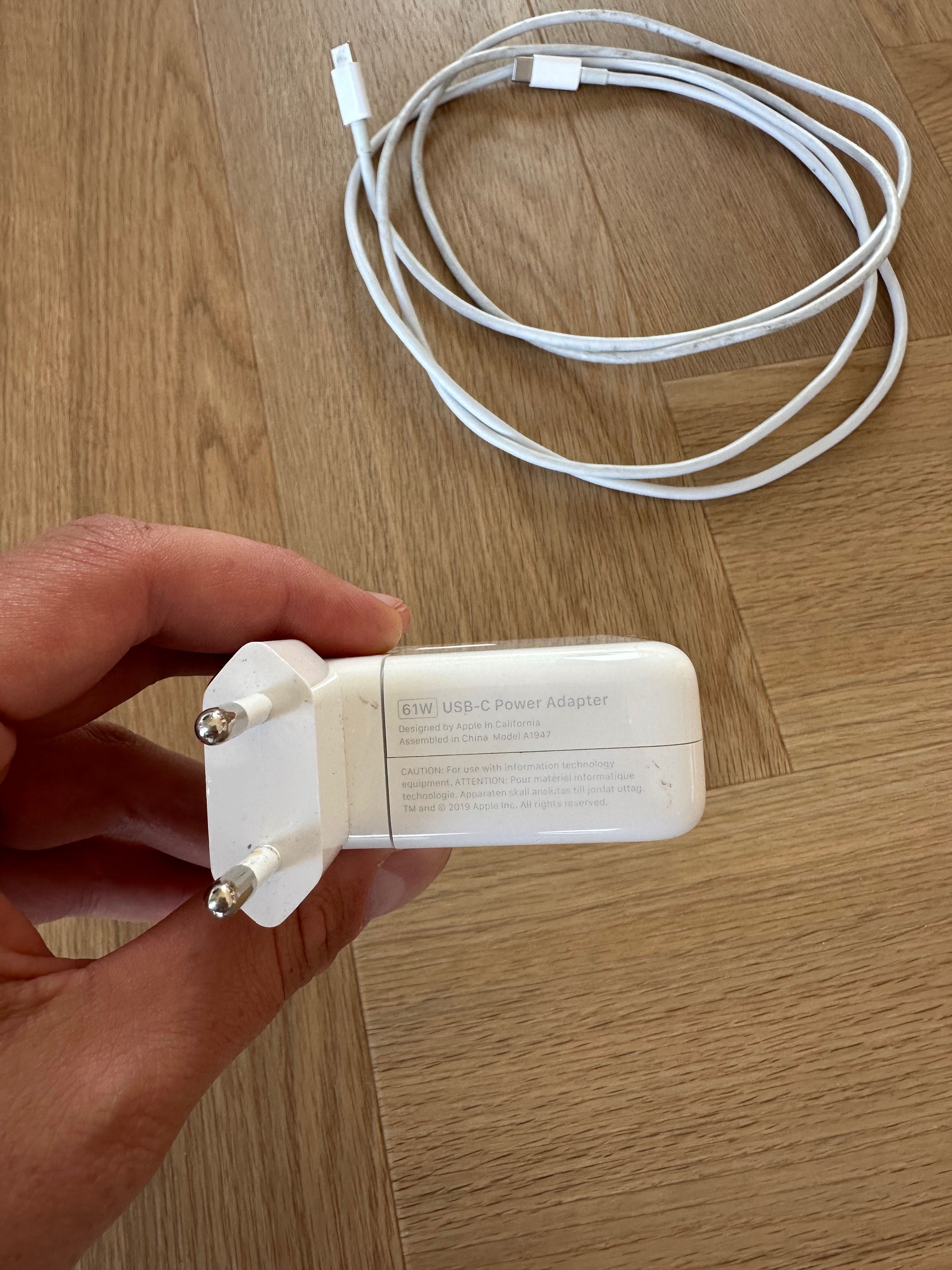 Oryginalny zasilacz ładowarka Apple MacBook 61w