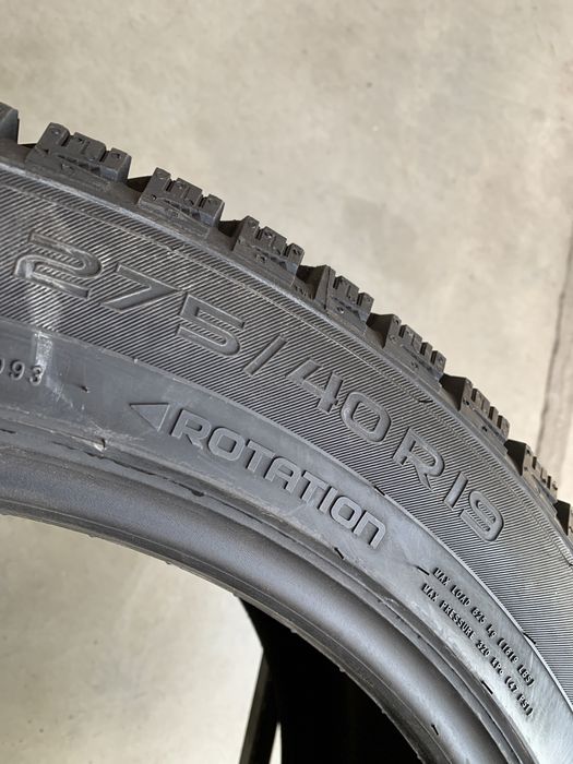 (2шт) нові 275/40R19 Nokian Hakkapeliitta R3 (101T) зимові шини