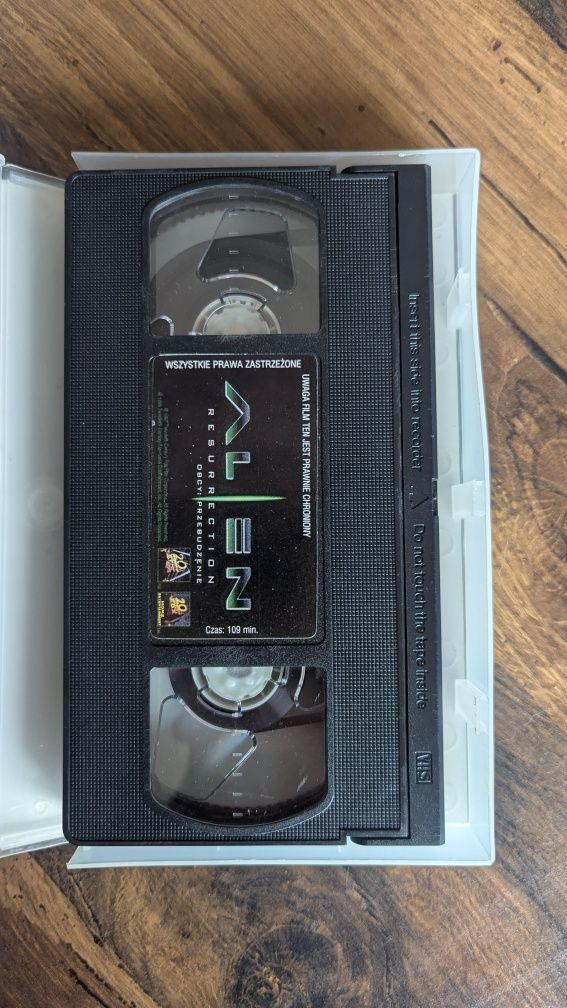 Alien Obcy saga 4 części kaseta VHS