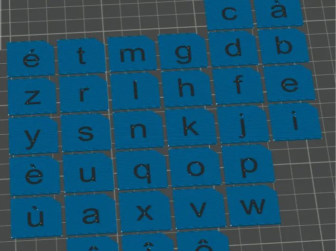 Alfabeto Minúsculas com Acentos