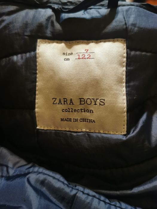 Kurtka przejściowa z kapturem chłopięca jesienna moro Zara - rozm. 122