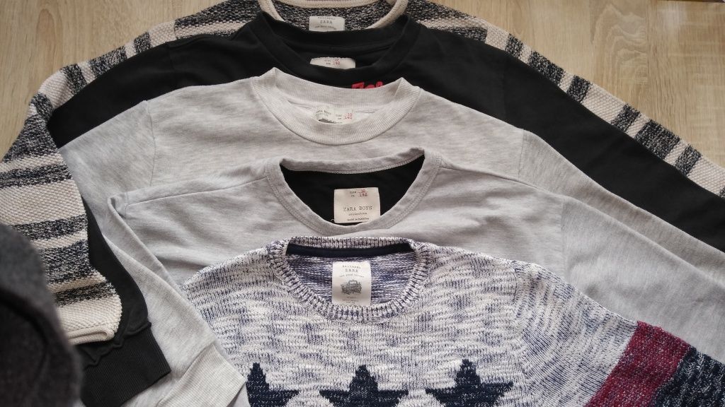 5 × bluza sweter Zara r.140