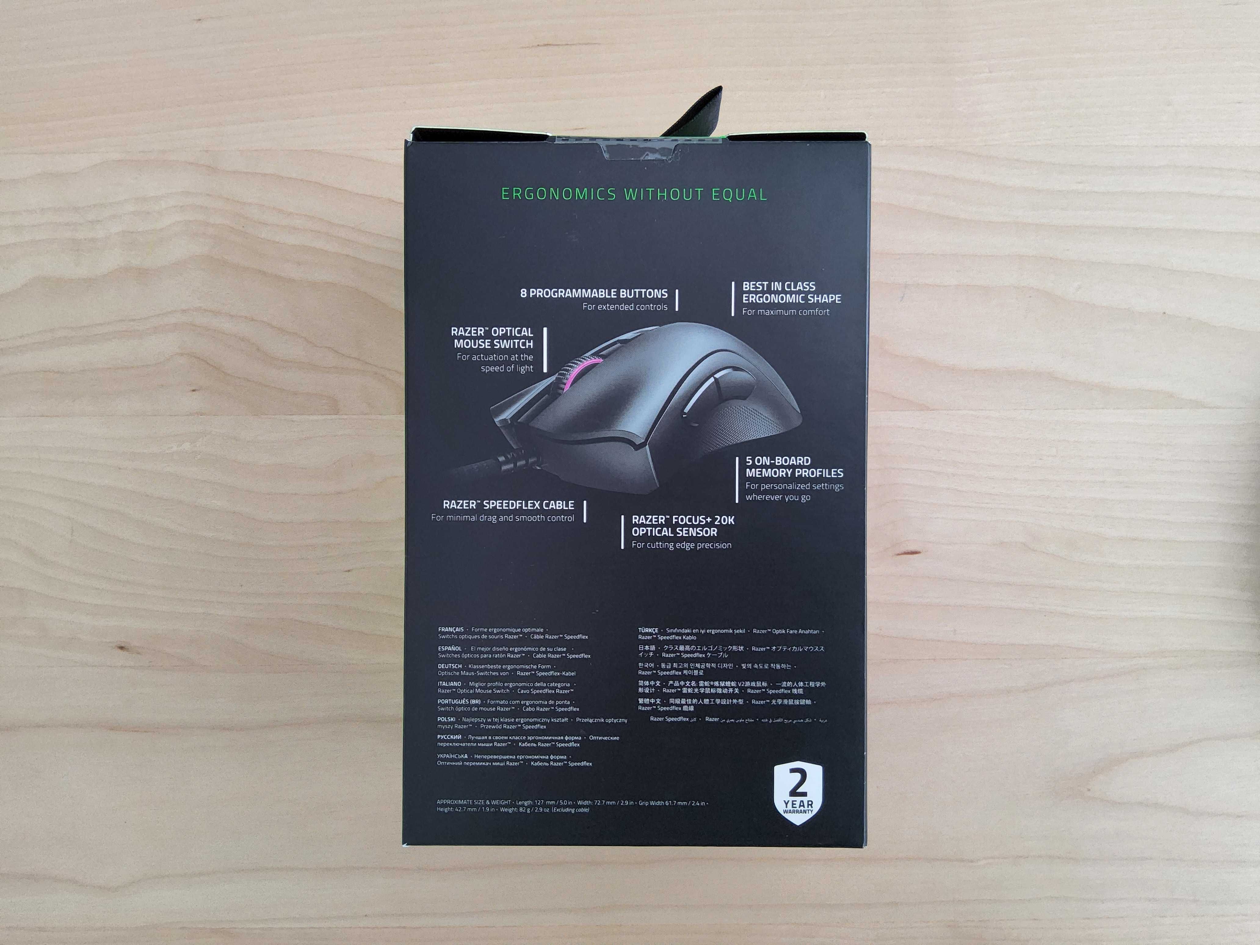 Mysz gamingowa Razer DeathAdder V2