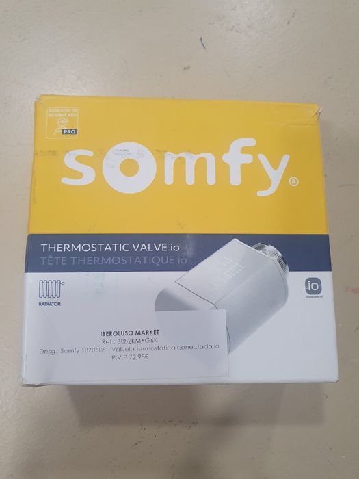 Válvula termostática conectada IO-SOMFY