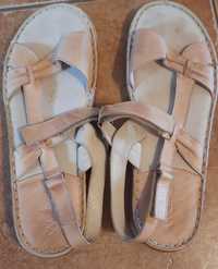 Sandały damskie-skórzane