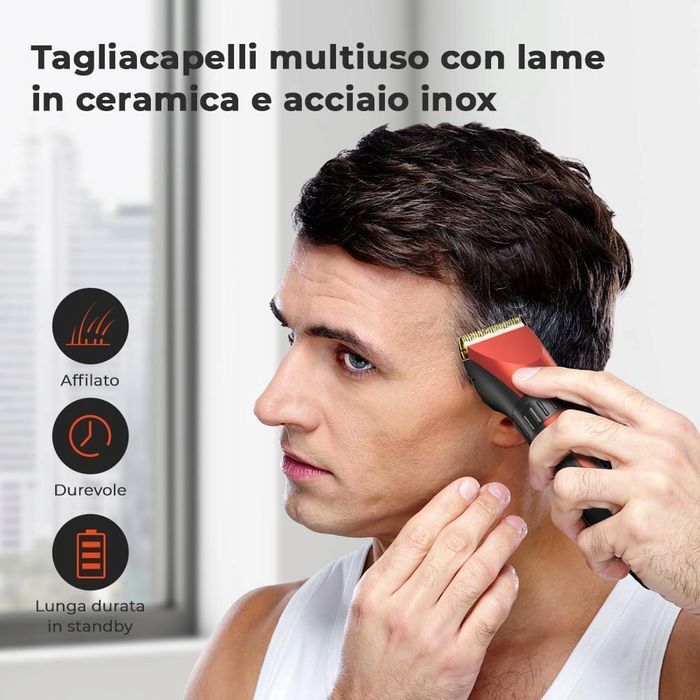 Profesjonalna Maszynka Do Włosów Brody 16w1 Wodoodporna Turbo Elehot