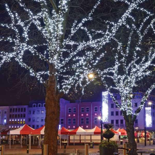 бесплатный дизайн проект!Украшение гирляндами, Новогодняя иллюминация!