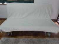 Sofá cama branco do ikea