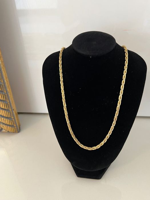 Złoty łańcuszek poozłacany NOWY