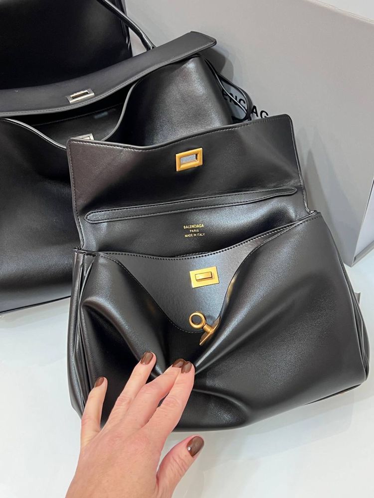 Сумка Balenciaga Rodeo Преміум 1:1  Натуральна шкіра