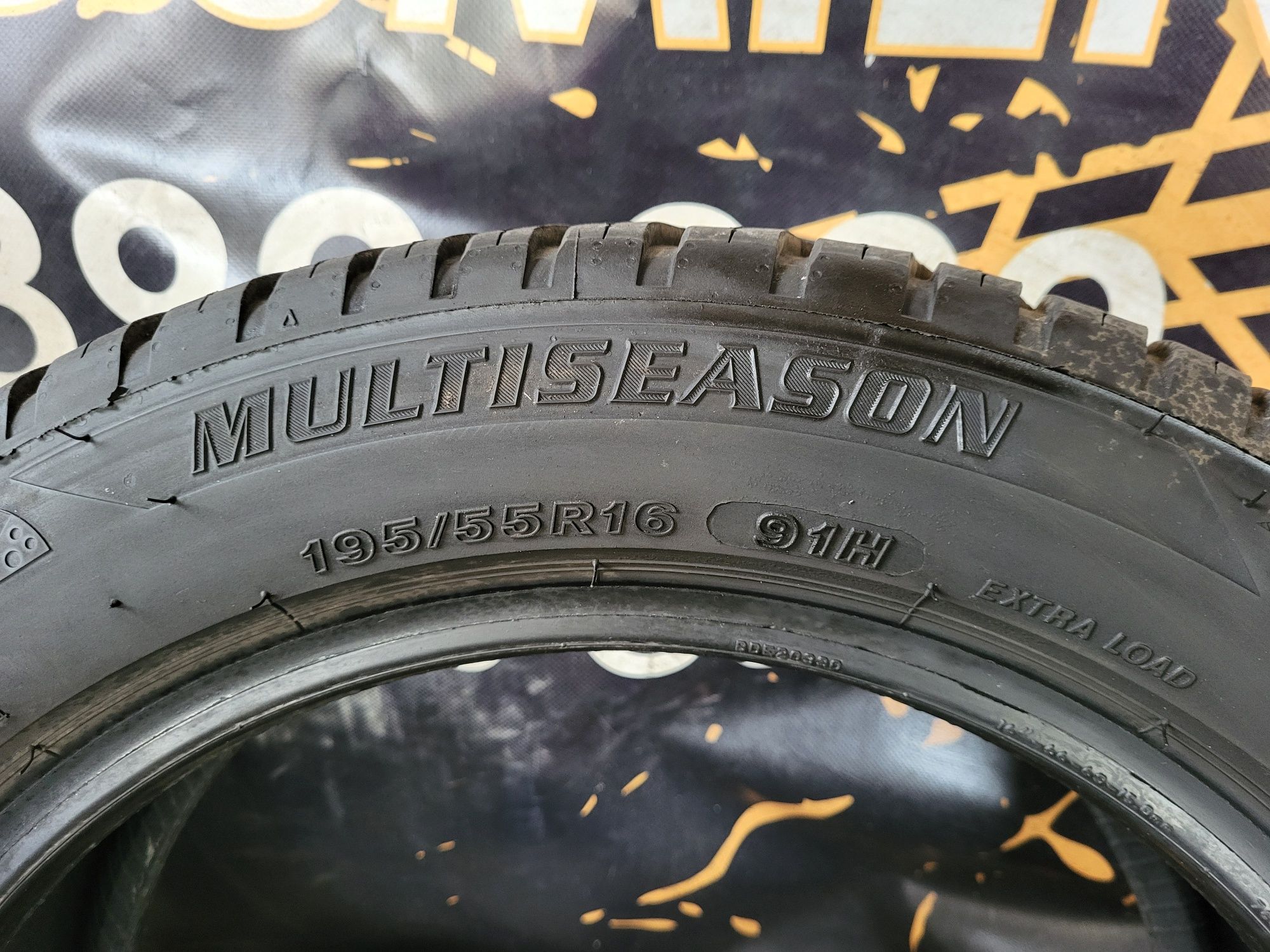 Opony wielosezonowe 195/55/16 Firestone 22rok 6,3mm