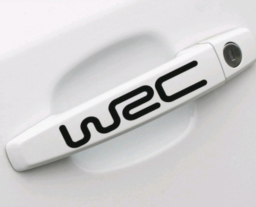 WRC komplet naklejek na klamki samochodowe