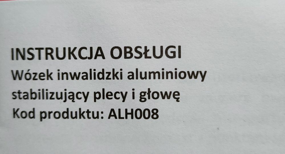 Wózek inwalidzki