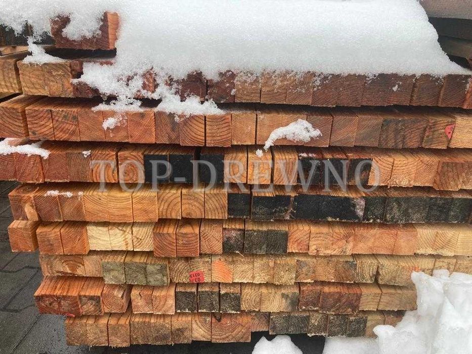 Łata modrzewiowa, łaty na dach, 5x4, długość 3m, 4m , kantówka !