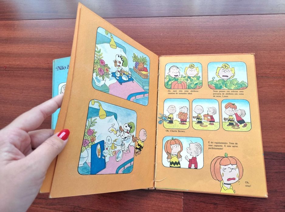 Dois livros "Charlie Brown" de Charles M. Schulz
