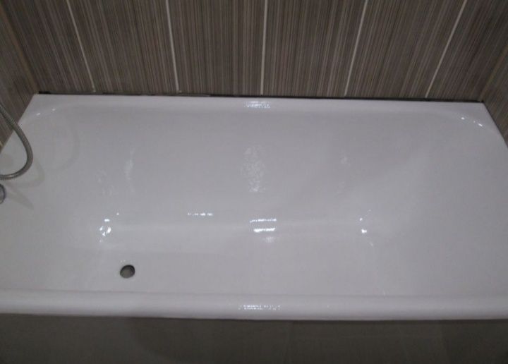 Ударопрочный наливной акрил Керамокрил. Реставрация ванн