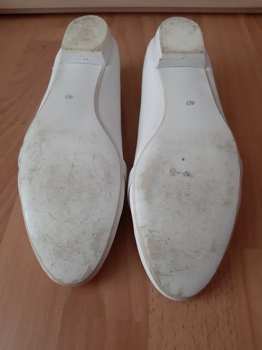 Buty ślubne białe 40