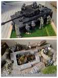 Czołg Diorama niemieckie