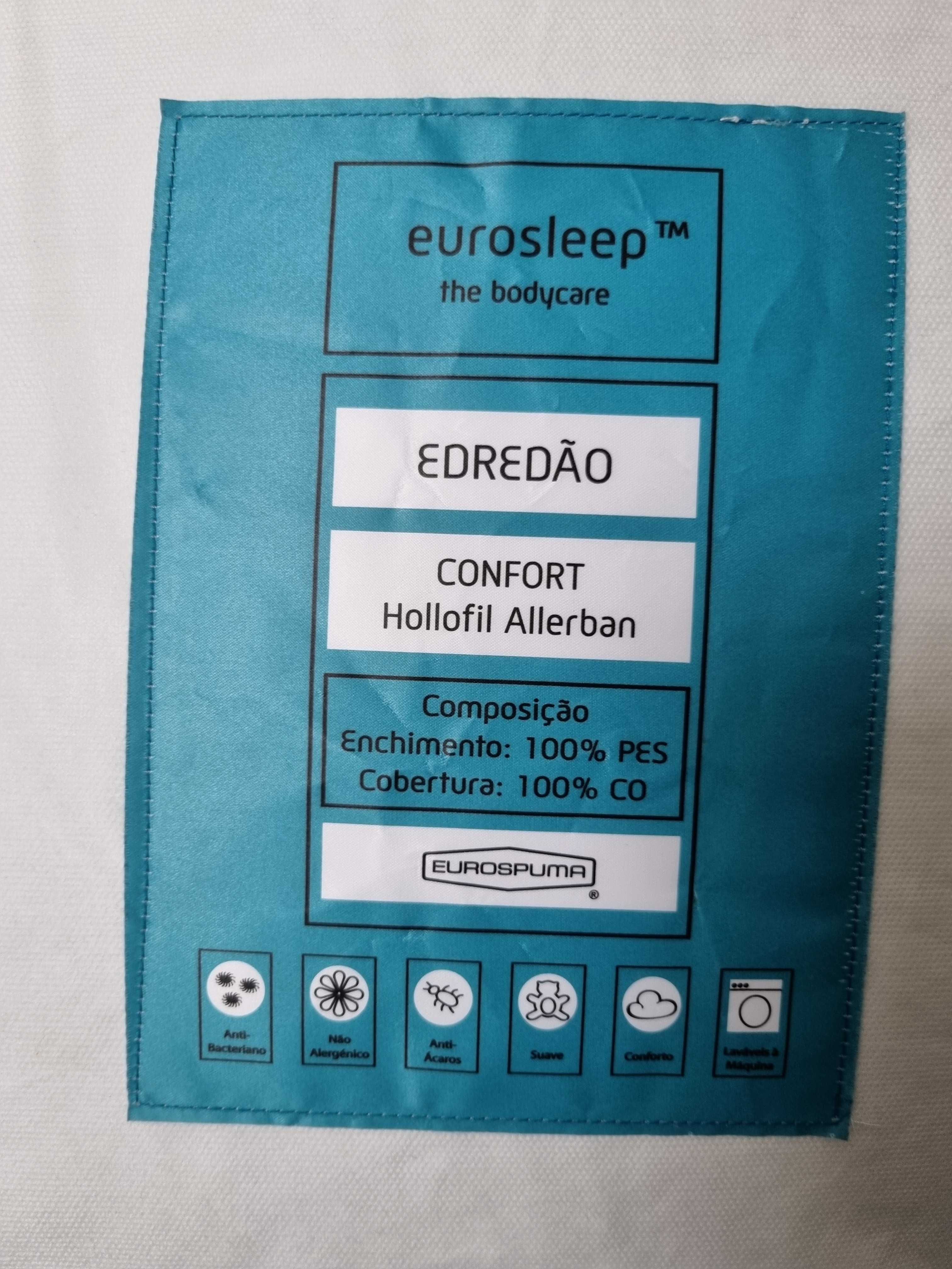 Edredão de inverno 400grs Confort Hollofil Alerban, EUROESPUMA.