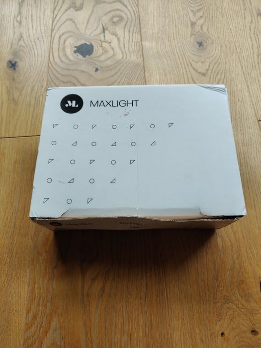 3 nowe lampy czarne sufitowe z obrotowymi reflektorami Maxfliz