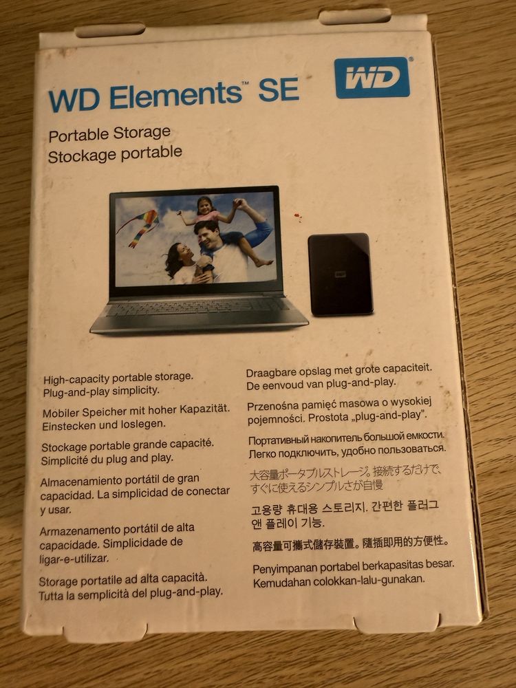 Disco Externo WD Elements SE 2TB