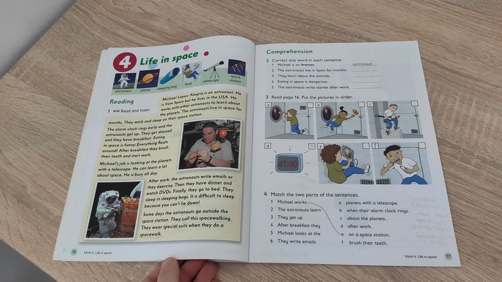 Підручник з англійської мови, Reading and writing 3