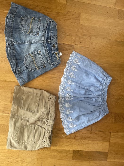 Saias 7/8 anos Lanidor, Benetton e zara