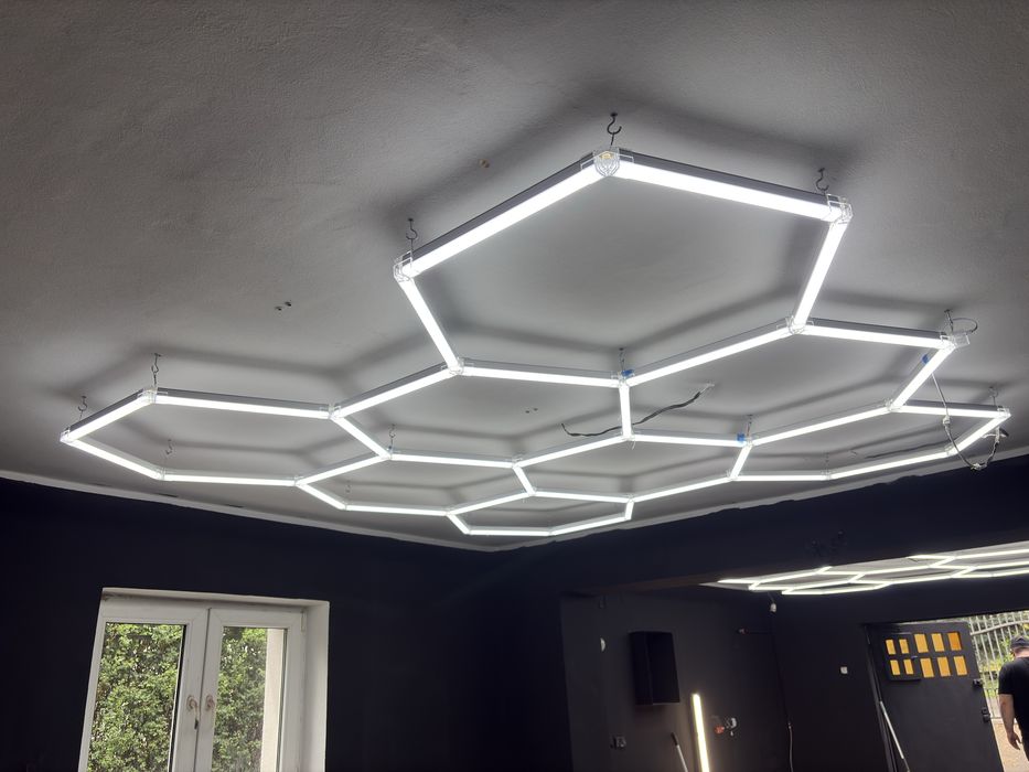 Oswietlenie ledowe hexagon