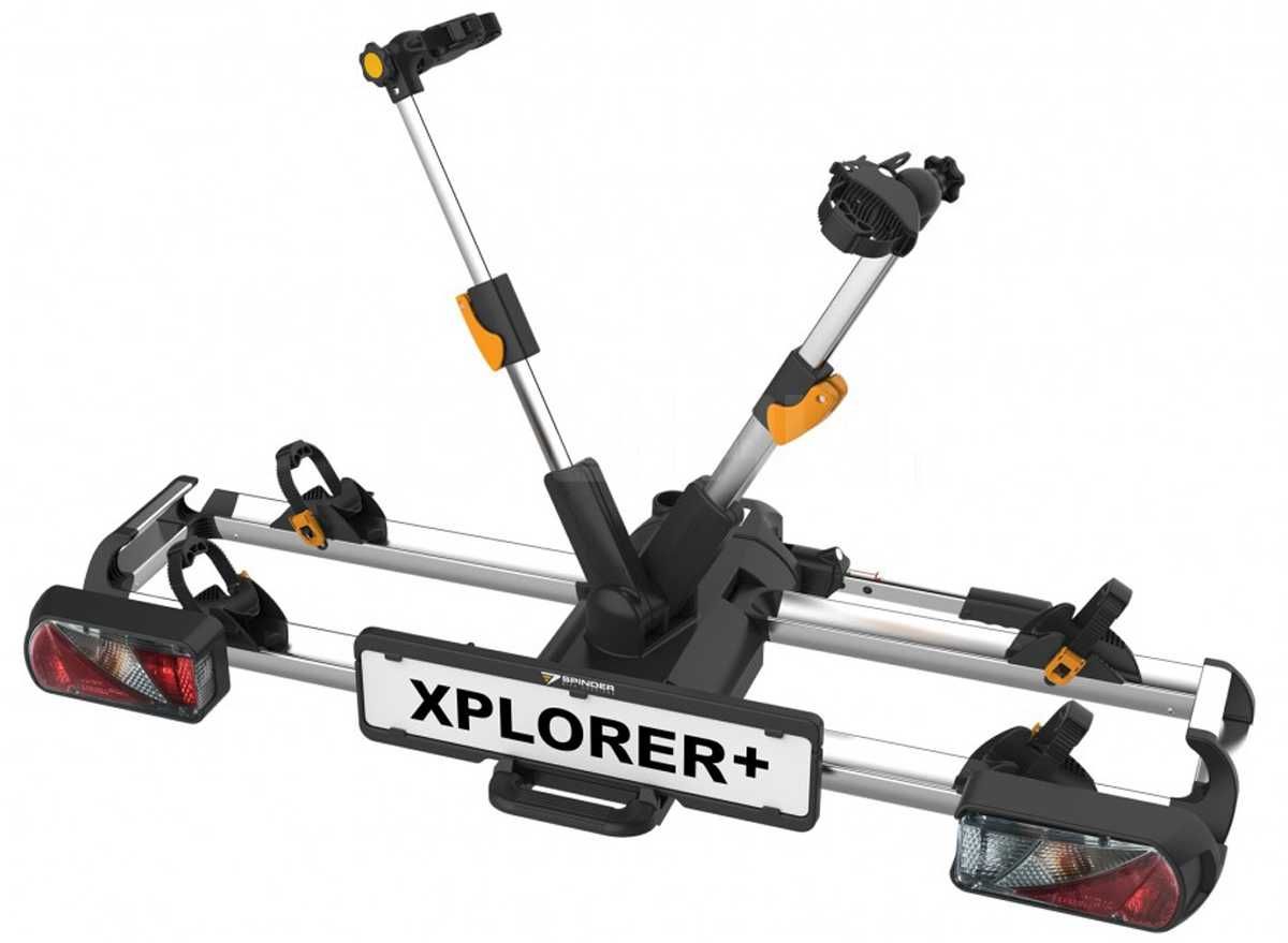 Platforma bagażnik na hak 2 rowery SPINDER TX2 Silver Xplorer składany