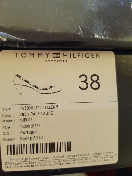 Продам женские туфли лодочки Tommy Hilfiger 38 размер