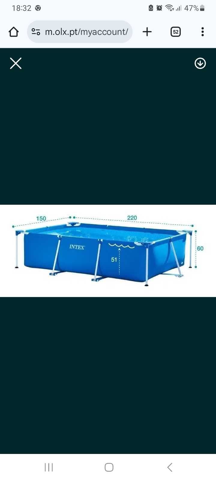 Vendo piscina como nova