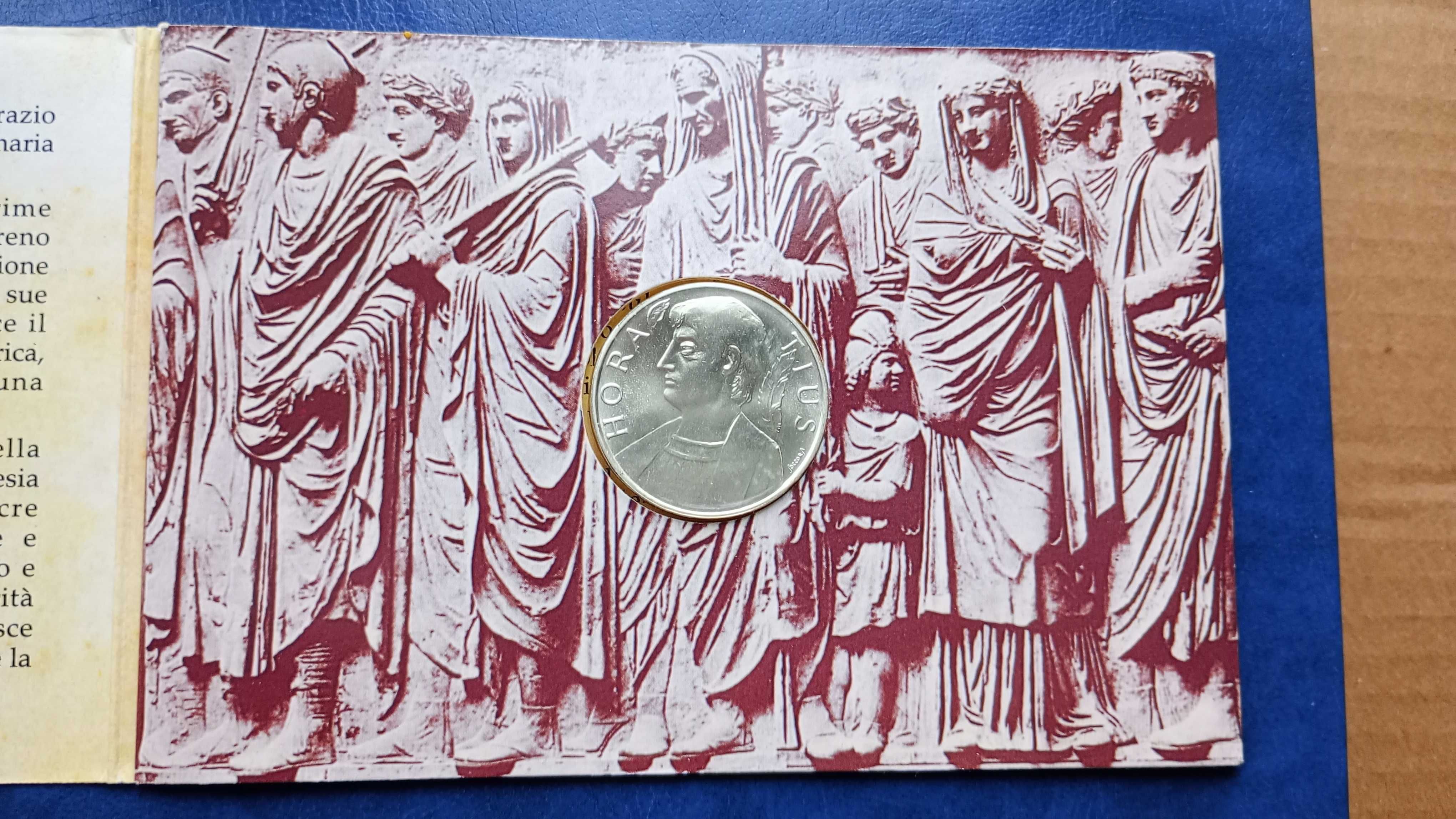 Stare monety 500 lir 1993 Włochy stan menniczy Srebro