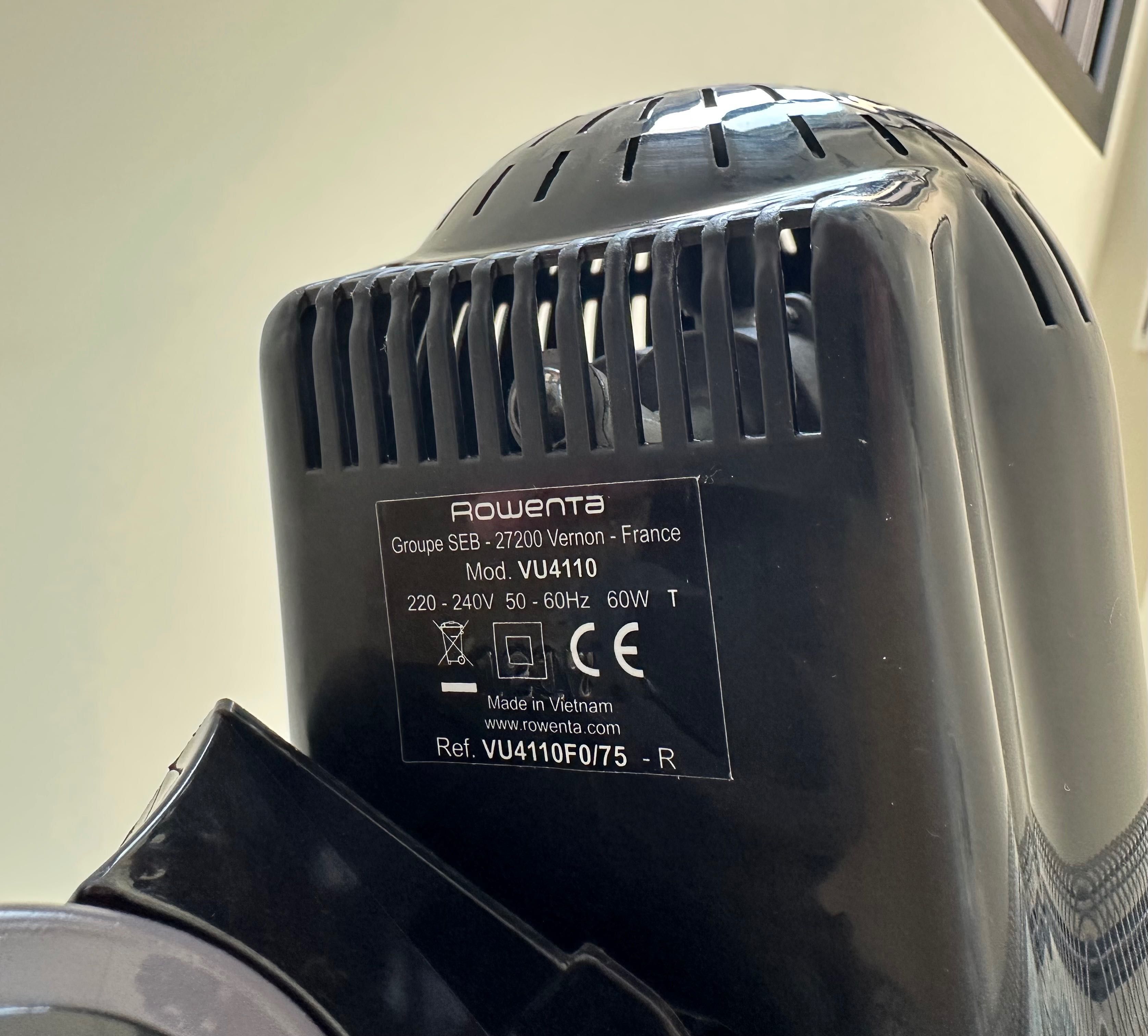 Ventilador Rowenta, de pedestal, 60W, 3 Velocidades