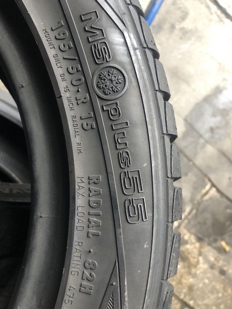 195/50/15 R15 Uniriyal MP Plus 55 2шт зима