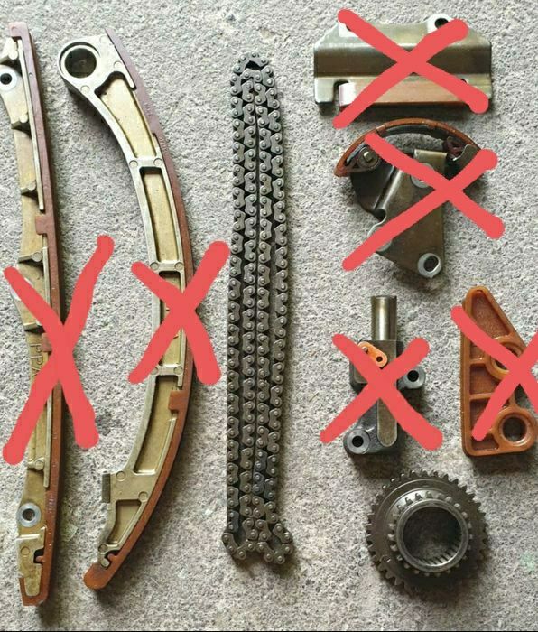 Запчастини комплекту ГРМ для Honda Accord 7 2.4 (двигун K24A3)