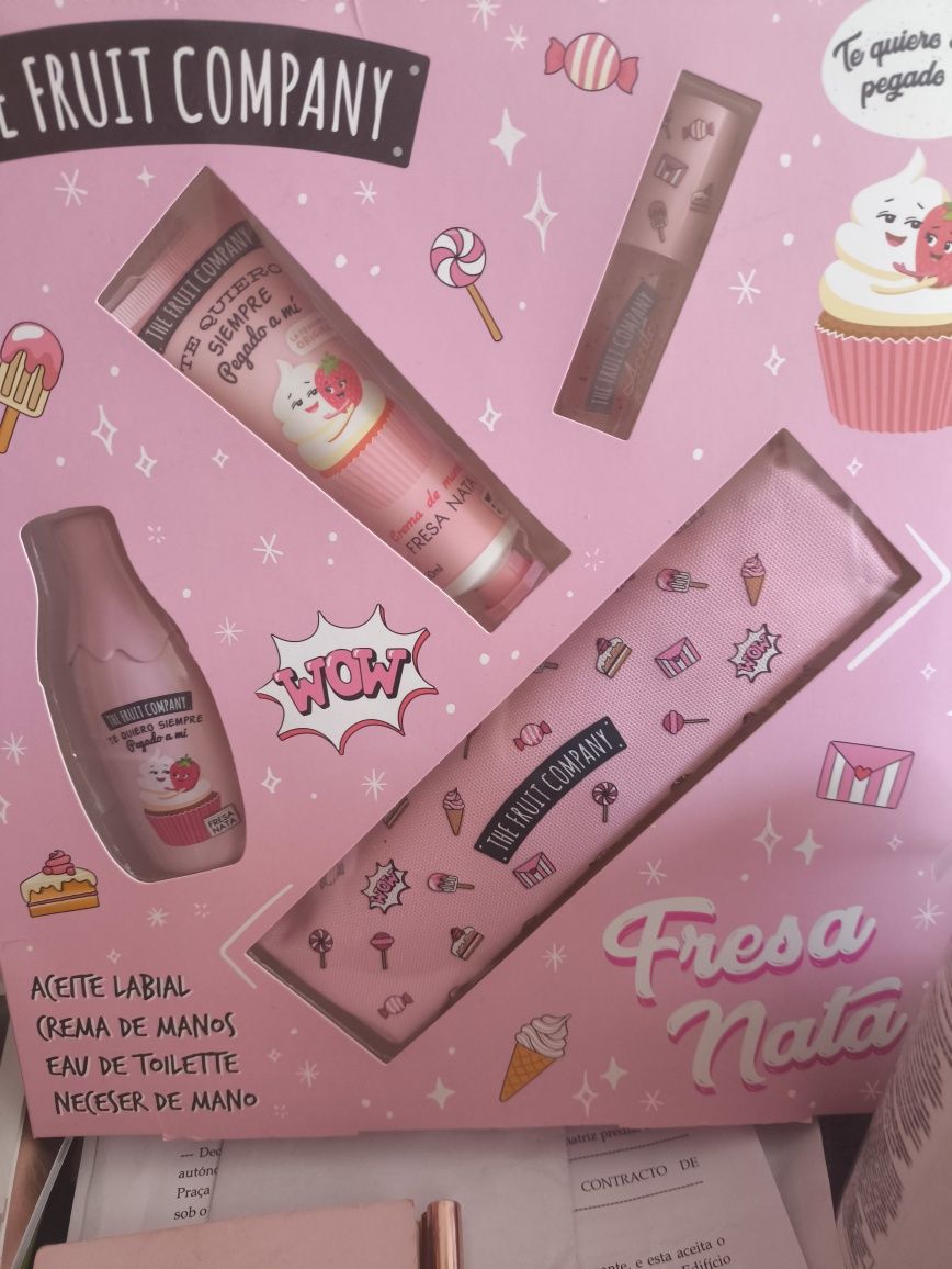 Conjunto com perfume