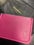 Yves Saint laurent kosmetyczka kopertówka portmonetka fuksja pink YSL