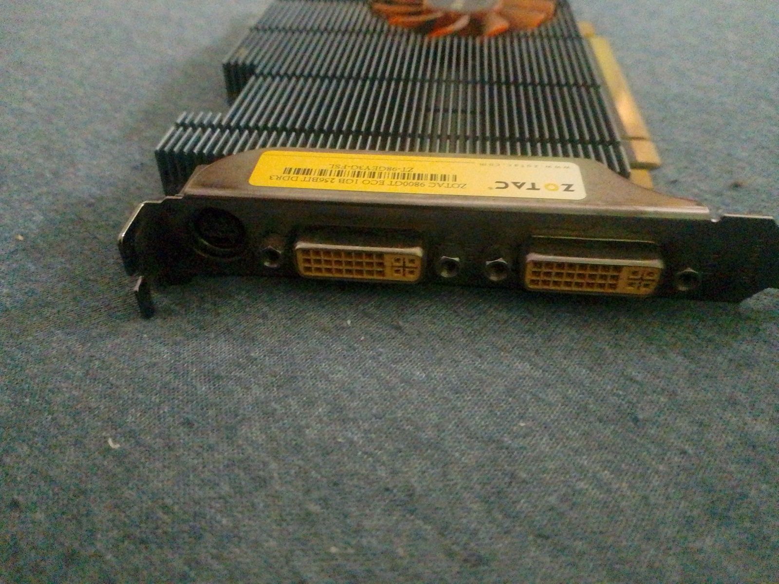 9800GT ZOTAC 1GB karta graficzna