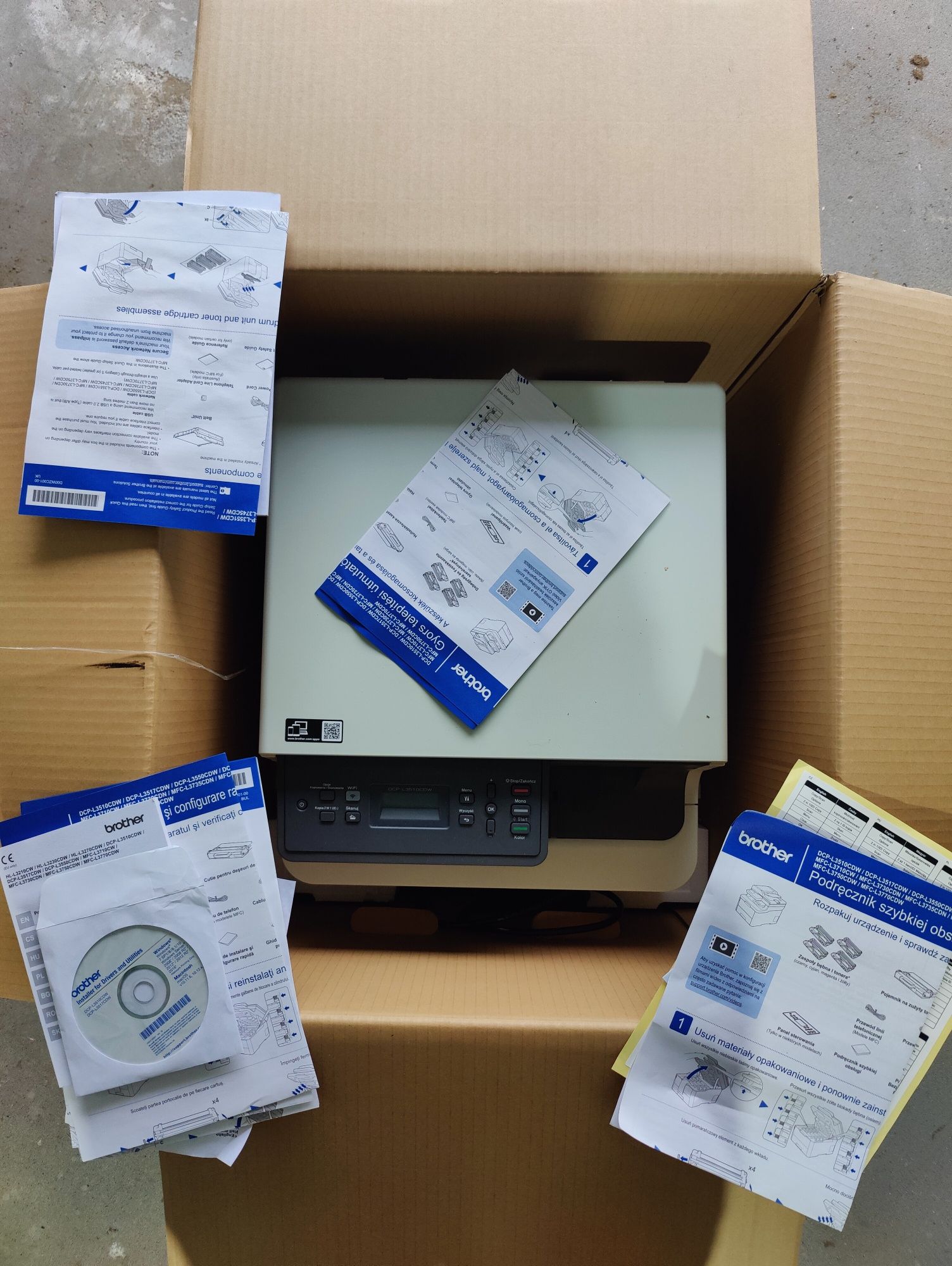 Urządzenie wielofunkcyjne Brother DCP-L3510CDW