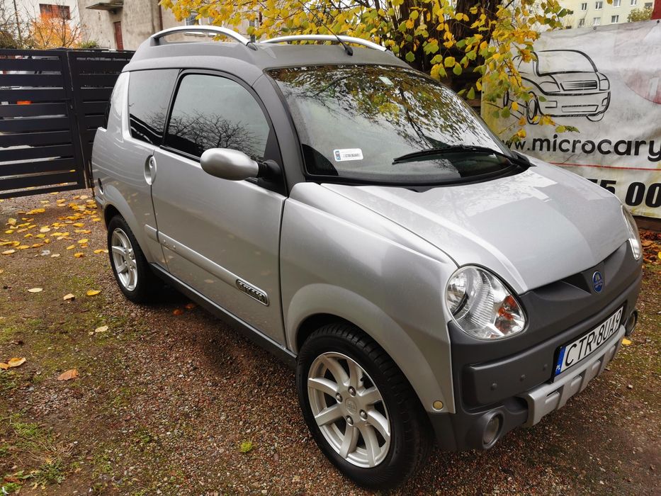 Microcar Aixam Crossline GTR 2007r L7e 15KW 21KM B1, 4 os Transport