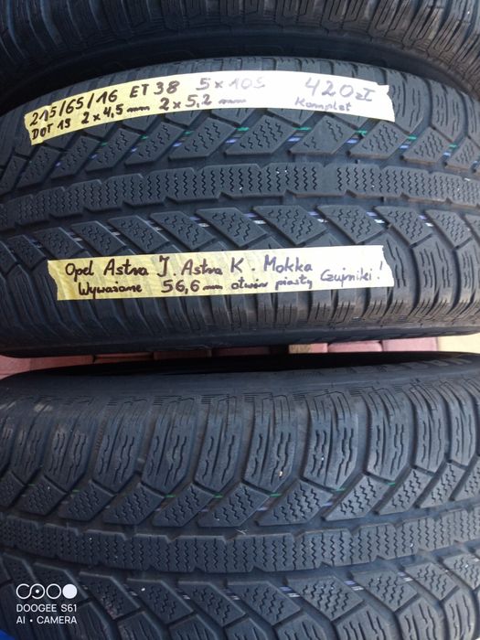 Komplet kół zimowych Semperit Astra - Mokka 215/65/16 ET 38 5x105