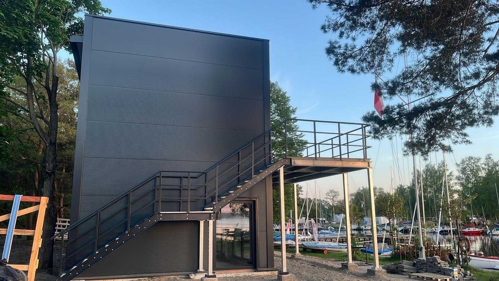 hala 171m2 magazyn biuro warsztat konstrukcja stalowa REBUD