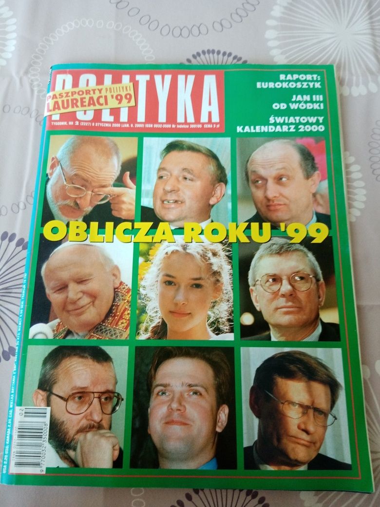 Stare wydania gazety 3szt Polityka 1998, 2000, 2006