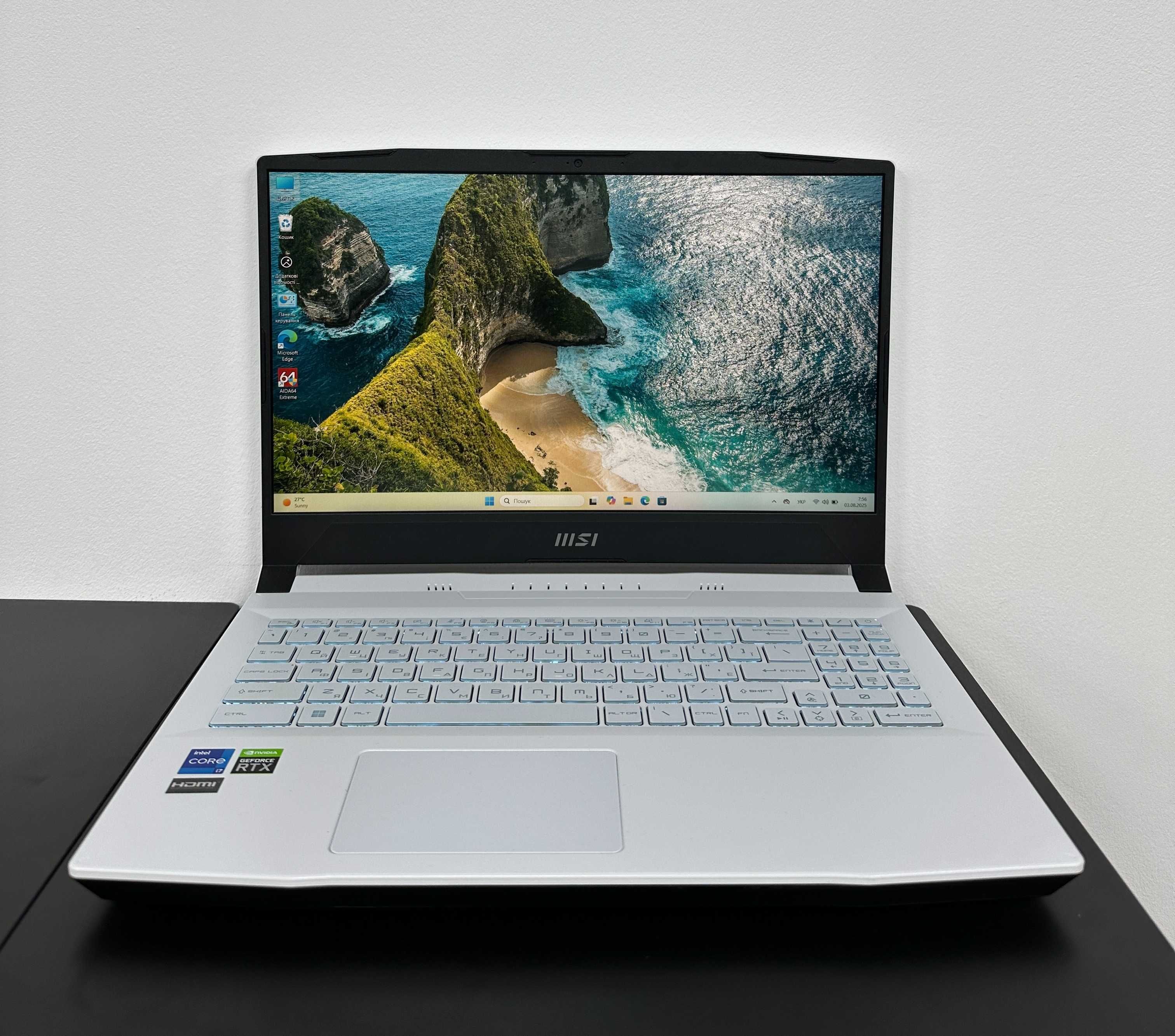 ігровий ноутбук MSI (i7-12650H/16gb/1Tb SSD/RTX 3070Ti-8Gb) . 35766SV