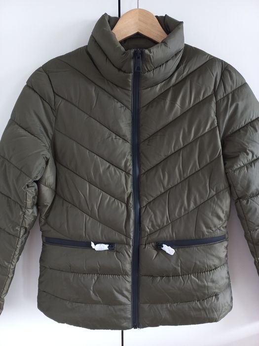 Reserved kurtka pikowana khaki taliowana r.S