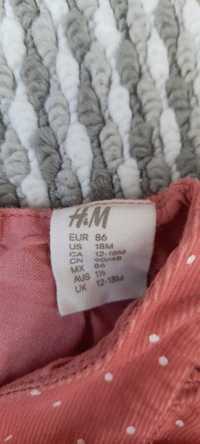 Sukienka cienki sztruks H&M rozm 86