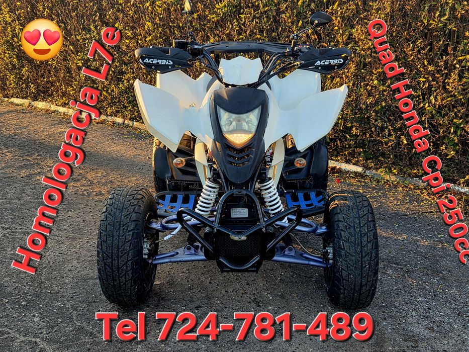 Quad Honda Cpi 250cc, wsteczny, homologacja L7e, z Niemiec, super stan