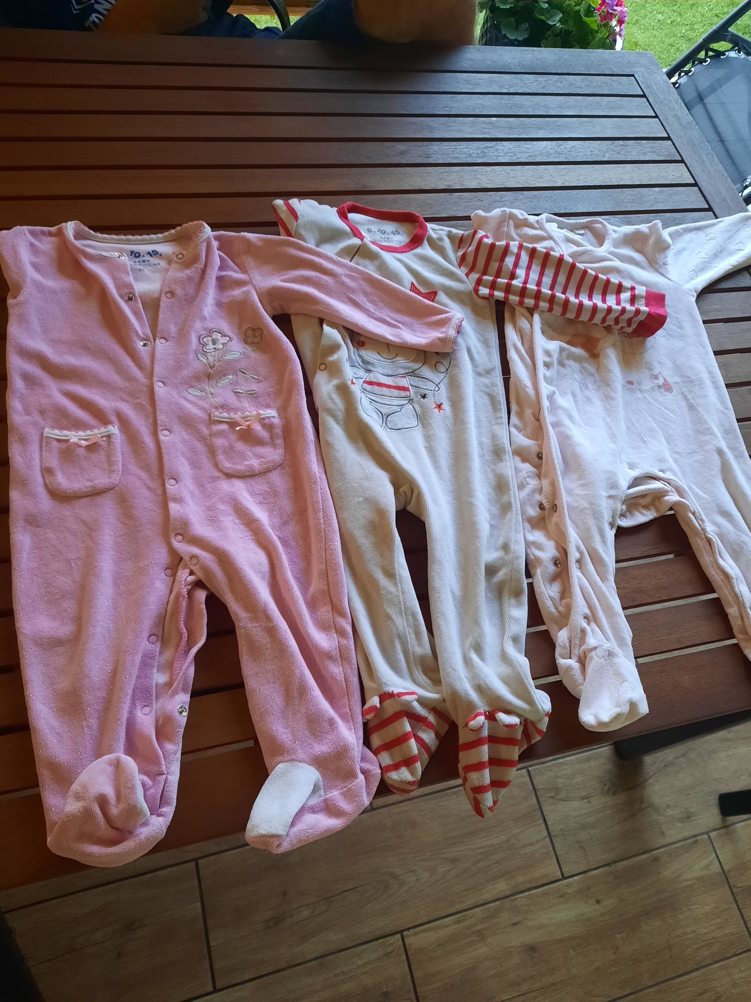 6 szt pajacyków rozmiar 80