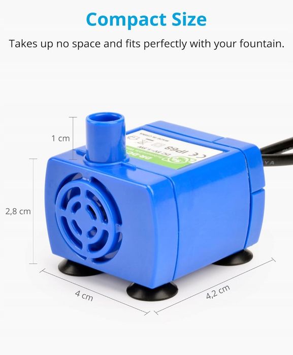 Nicrew Pompa Fontanna Dla Psa I Kota Pompa Wody Powystawowy