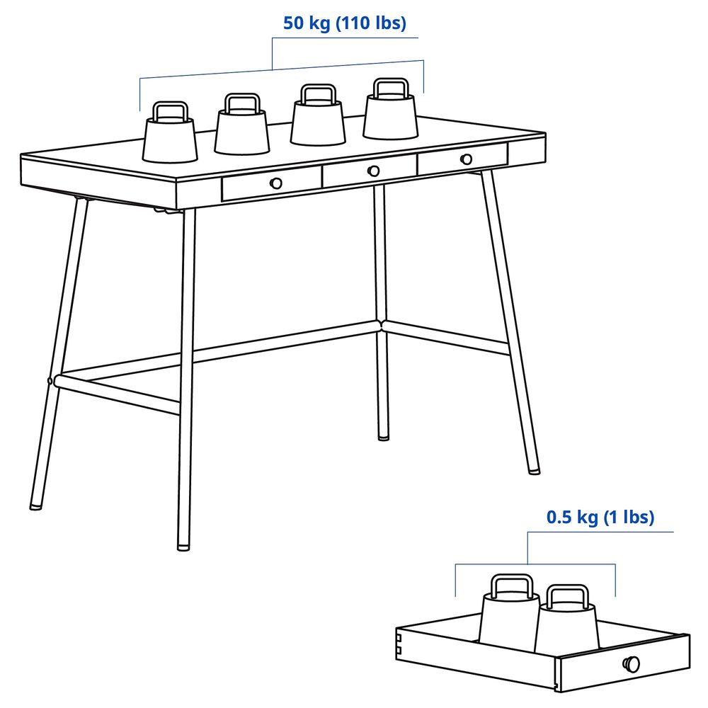 Стіл письмовий IKEA LILLASEN